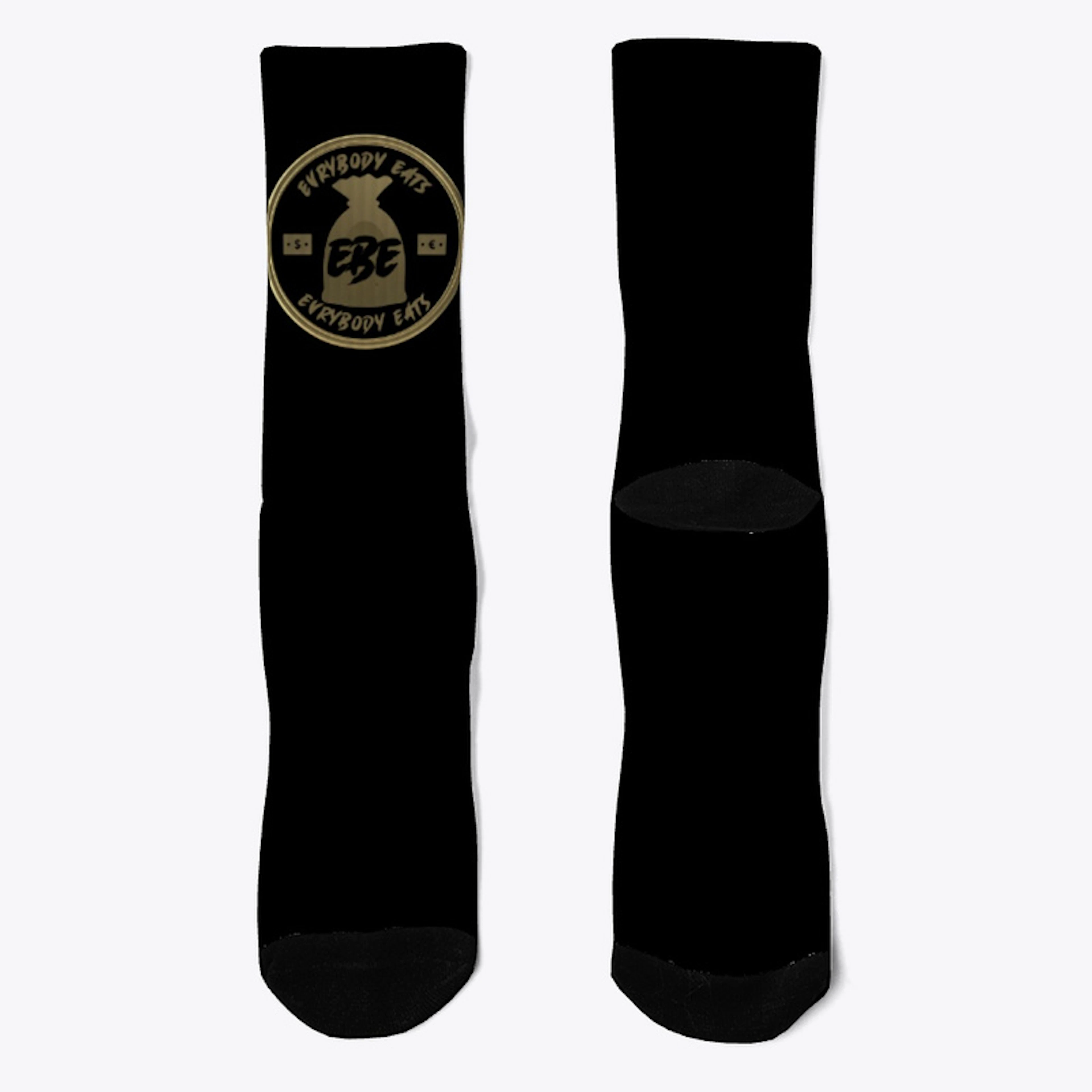 Evrybody Eats Logo Socks