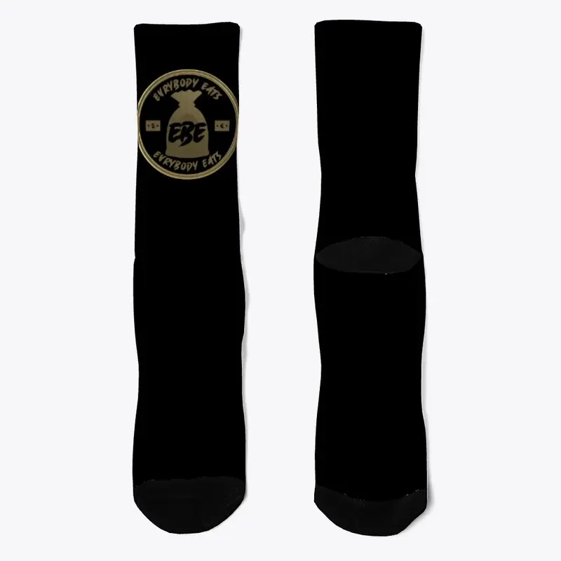 Evrybody Eats Logo Socks